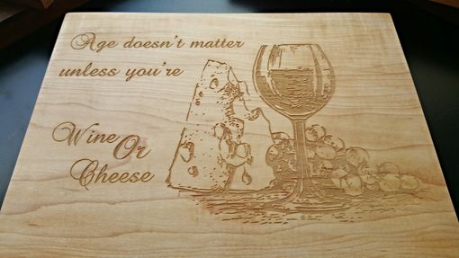 Custom Made Personalized Serving Board - Engraved Sushi, Veggie, Cheese Board
