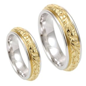 engraved wedding bands in 14k white and yellow gold victorian design wedding ringspromise rings - Engraved Wedding Rings engraved wedding bands in 14k white and yellow gold victorian design wedding ringspromise rings - Engraved Wedding Rings