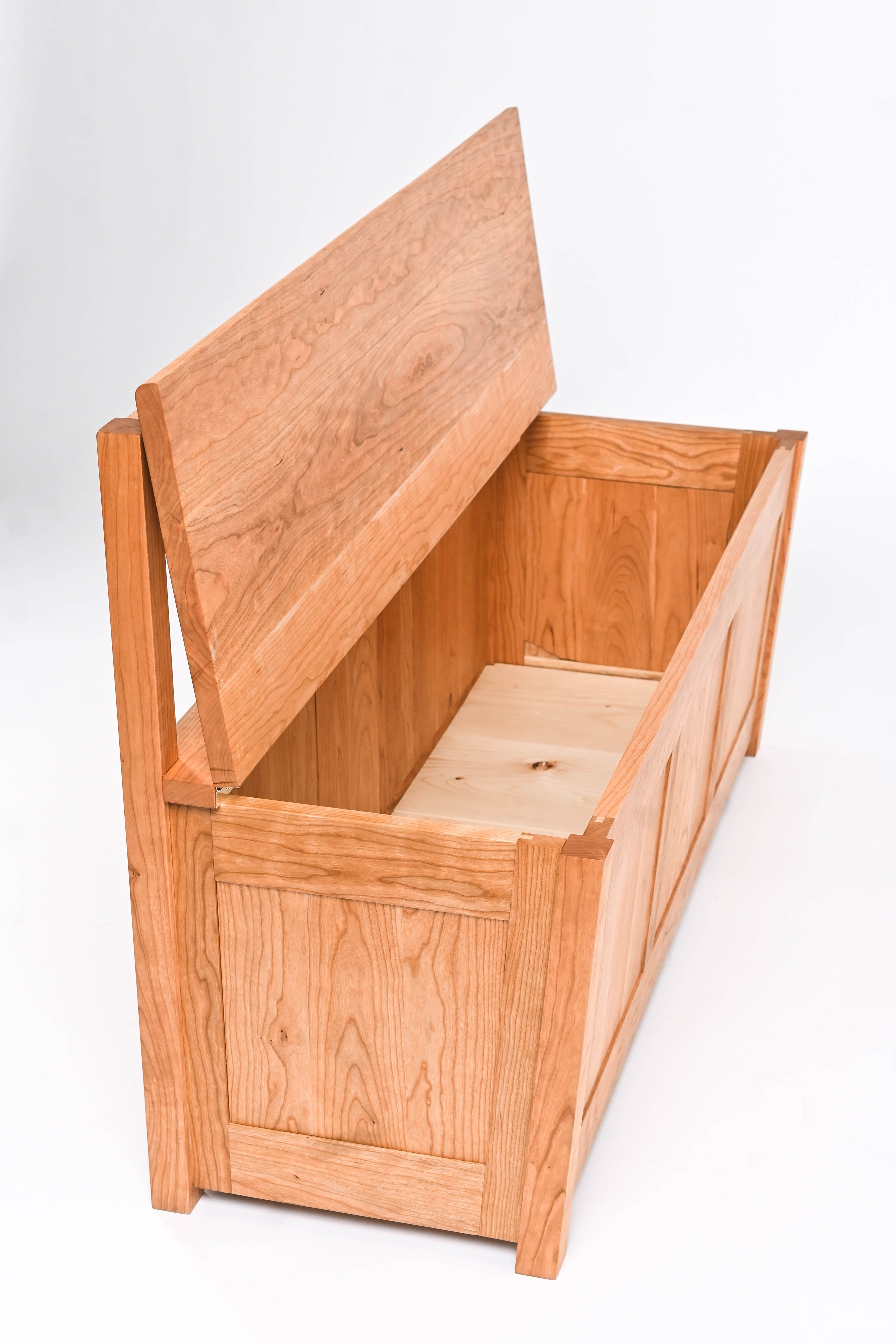 Hand Made Dining Bench Seat With Storage by K. Smith Custom Woodworking