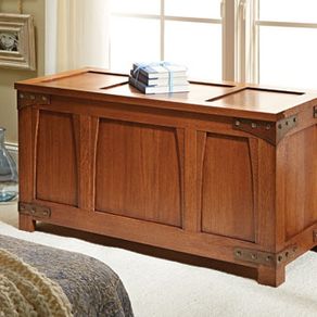 Custom Storage Trunks And Chests Custommade Craftsman Style Blanket Chest By Edward Pask
