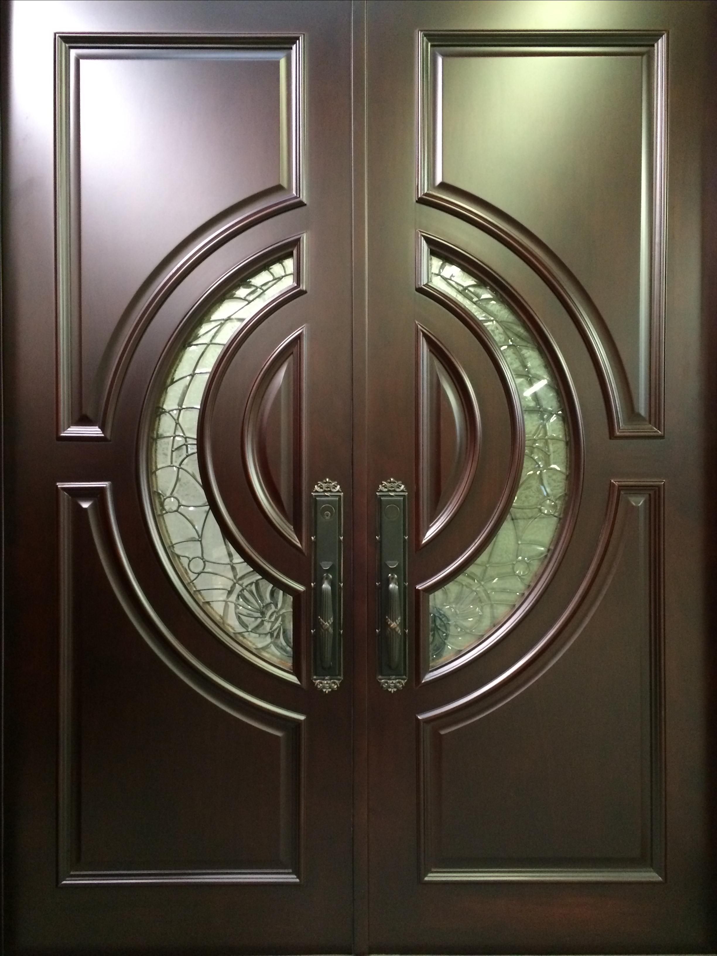 Buy a Custom Made Residential Mahogany Front Entry Door  