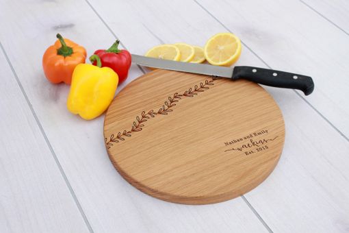 Custom Made Personalized Cutting Board, Engraved Cutting Board, Custom Wedding Gift – Cbr-Wo-Watkinsleaf