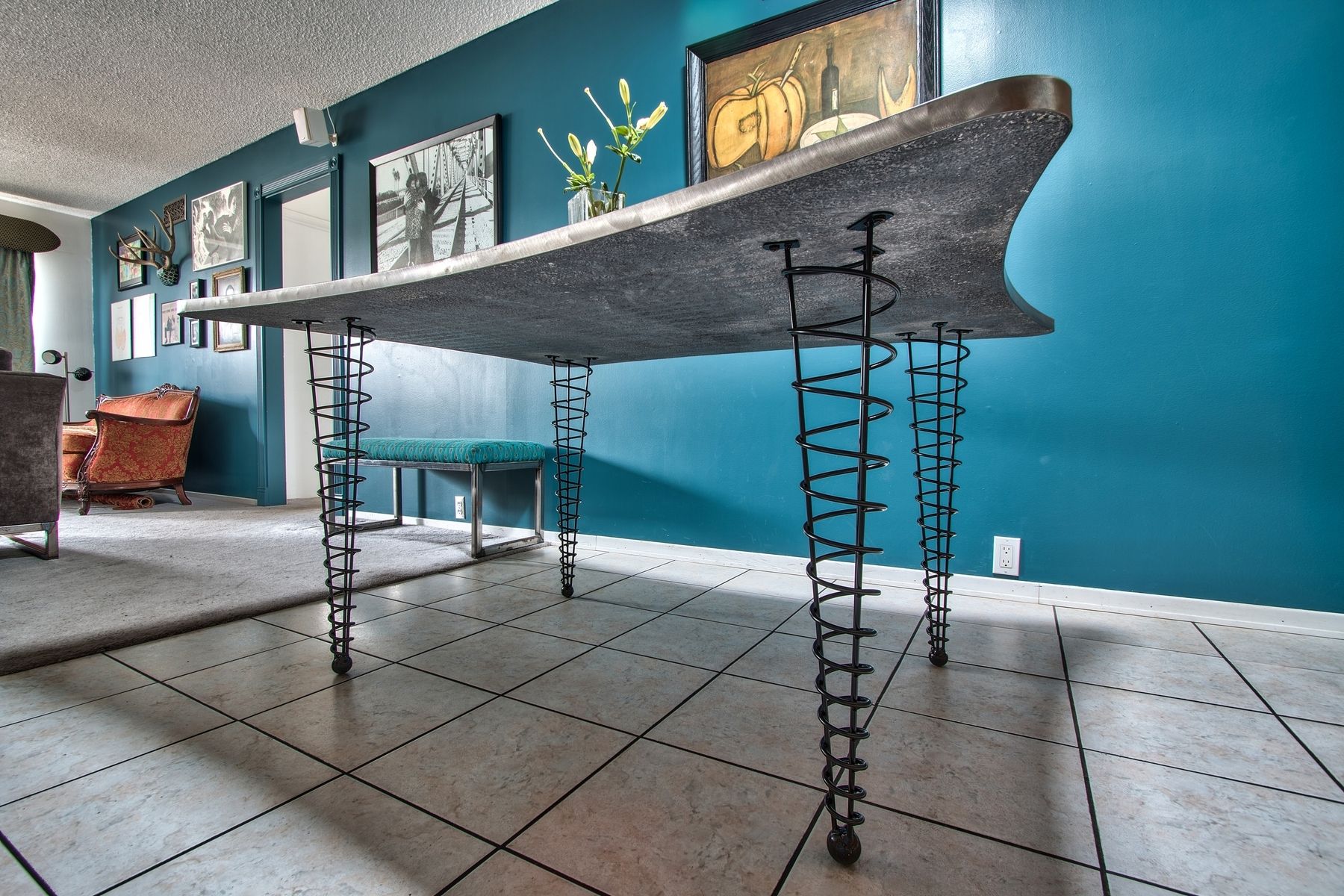 Buy Hand Crafted 30 Inch Height, Modern Table Leg, Straight, made to