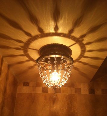 Custom Made Crystal Beaded Ceiling Light