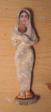 Custom Made Dollhouse (1/12) Scale Mummies In Basic Sarcophagus