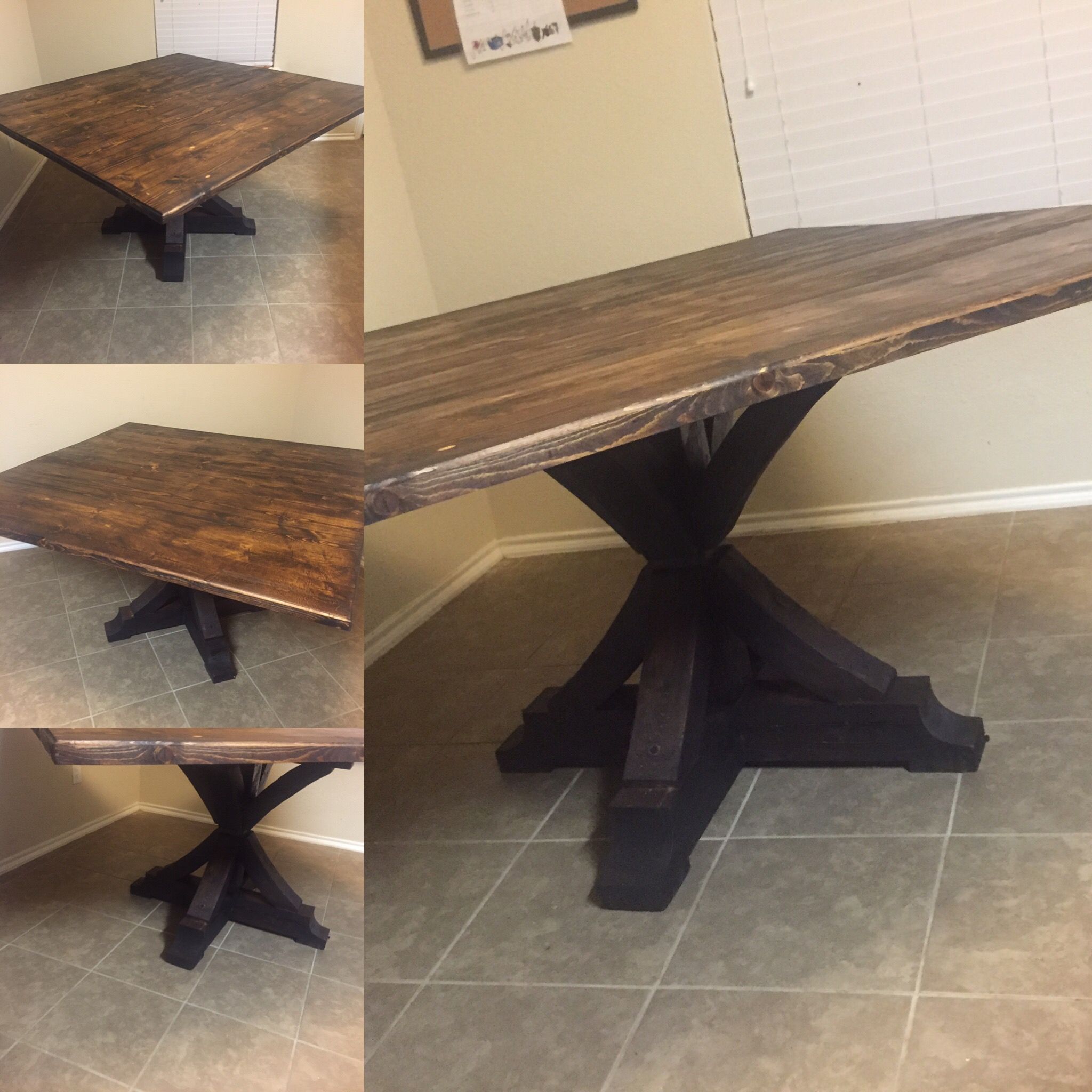 Custom Rustic Square Dining Table by Rustic Modern ...