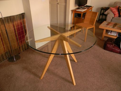 Custom Made Ibi's Table Base For Glass Top Dining Table