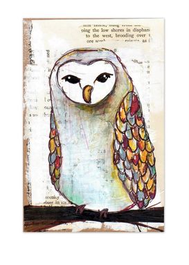 Custom Made Barn Owl Print Fine Art Owl Print Owl Art