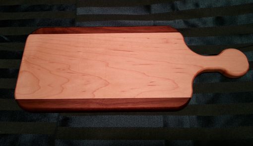 Custom Made Maple And Walnut Bread Board