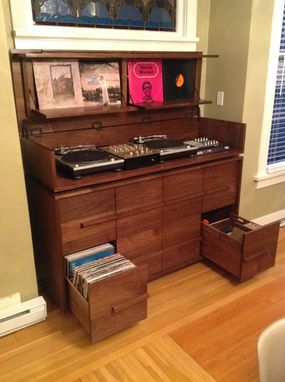 Custom Made Sorenson Record Cabinet