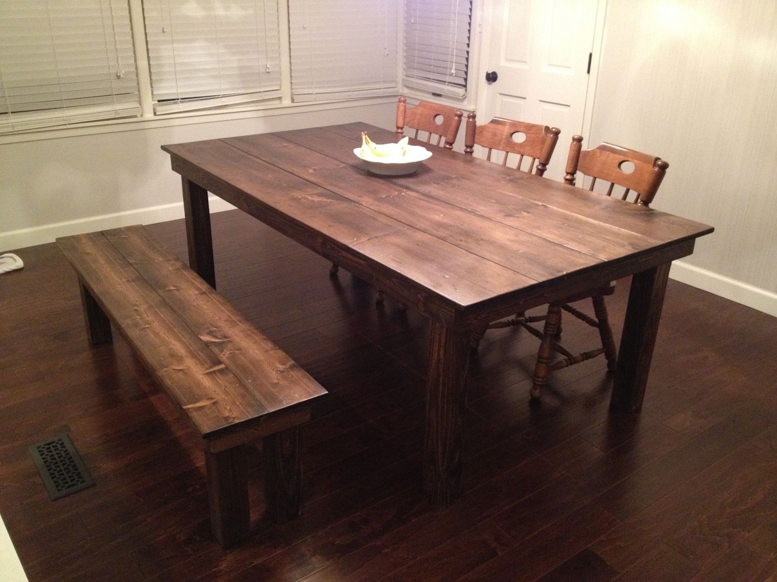 Custom Farmhouse Dining Table by Gypsum Valley Made 