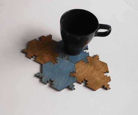 Custom Made Interlocking Coasters