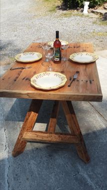 Custom Made Reclamed Oak Table