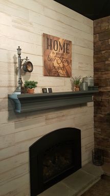 Custom Made Fireplace Painted Mantel Contemporary Design "Hampton"