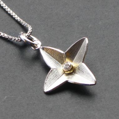 pendant star north sterling diamond granule chj gold cristina hurley custommade custom