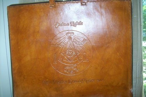 Custom Made Custom Leather Masonic Apron Case