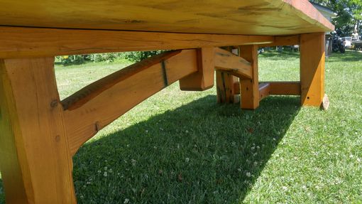 Custom Made For Sale Now:Hand Crafted Timber Framed 12 Ft.Dining / Conference Table