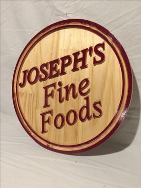 Custom Made Small Business Sign And Offices Wall Sign With Your Logo Or Business Named Sign Small Round Sign