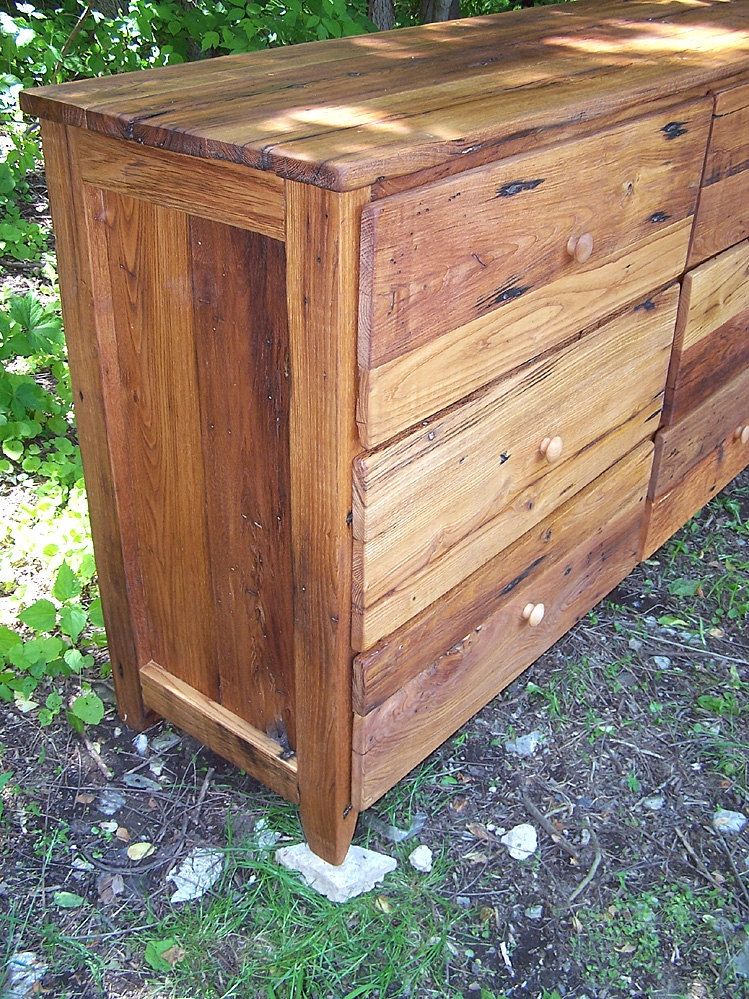 Buy Hand Made Antique Barn Wood Dresser Made From Reclaimed Wormy
