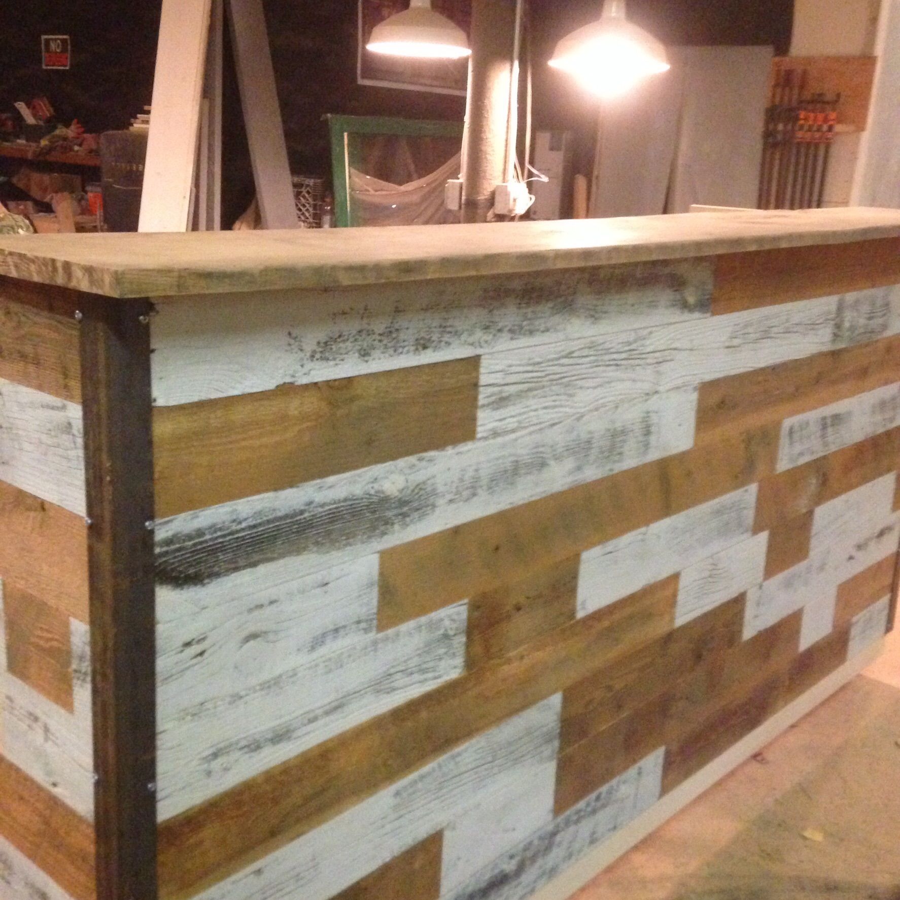 Custom Made Reception Desks by reclaimed woodshop | CustomMade.com