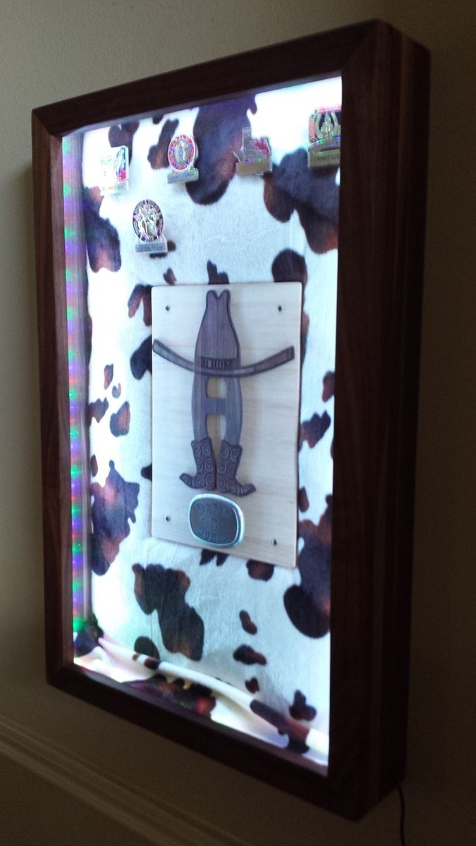 Hand Crafted Large Custom Shadow Box by Texas Premier Woodworks