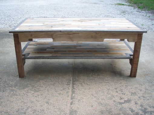 Custom Made Reclaimed Pallet Wood Coffee Table