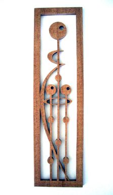 Custom Made Striped Mahogany Fretwork "Mother And Children"