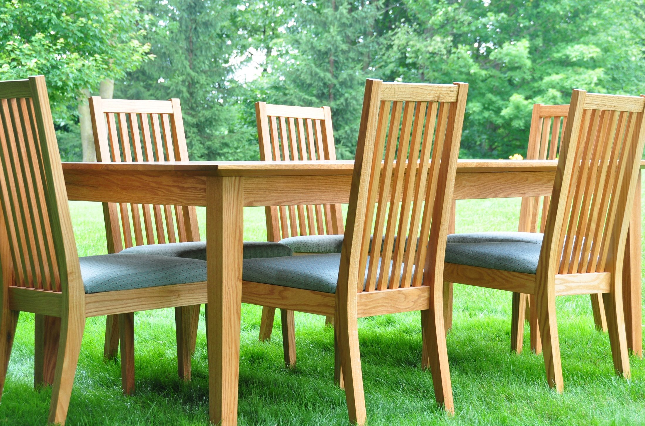 Custom Farmhouse Extension Dining Table by Glessboards