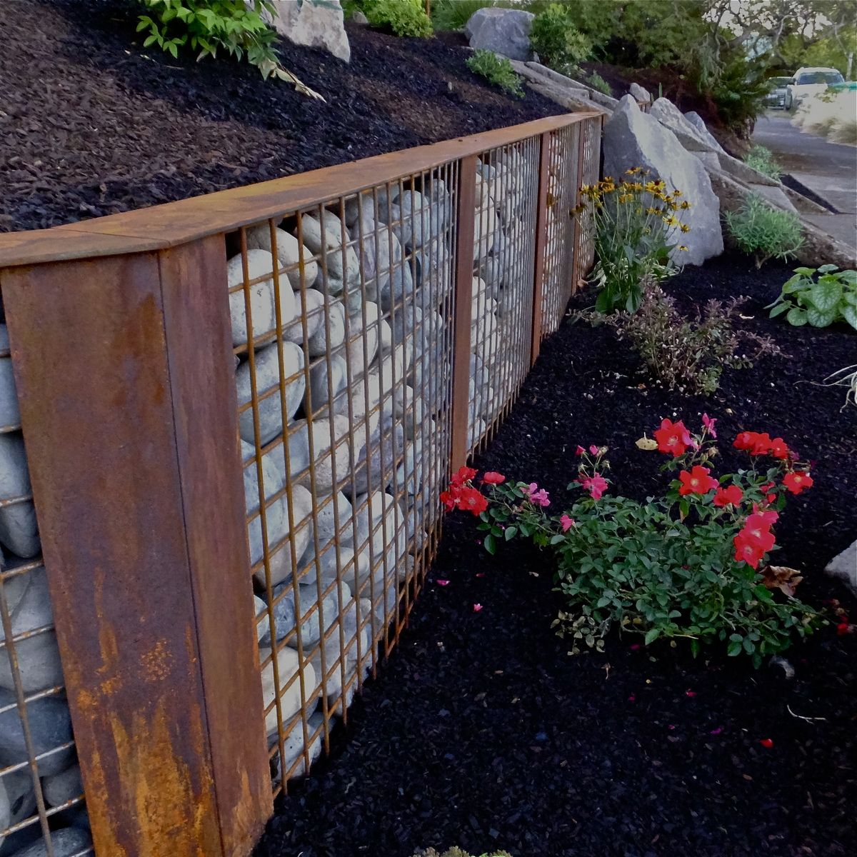 Hand Crafted Custom Retaining Wall by S Shigley Designs