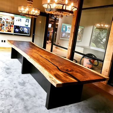 Custom Made Live Edge Conference Table