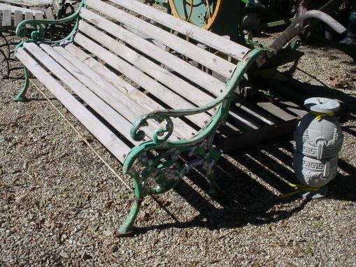 Custom Made Sold 5' Victorian Garden Bench Heavy And Very Old!