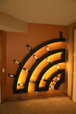 Custom Made Wall Mounted Wine Display