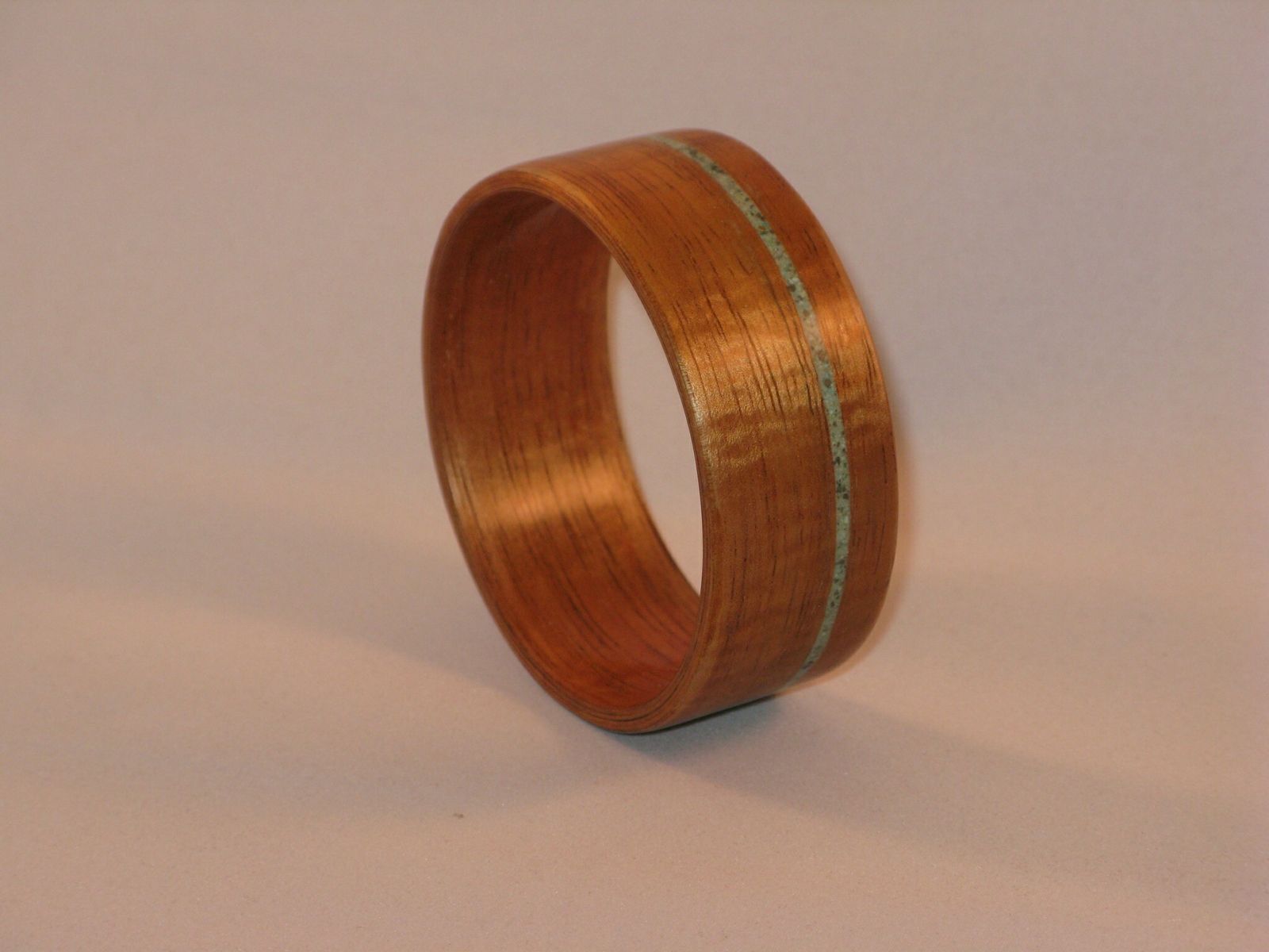 Wooden bracelet made from American Walnut Olive and Redwood bentwood bracelet