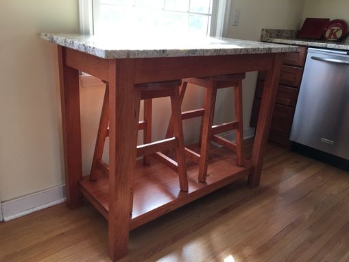 Custom Made Kitchen Table And Stools.