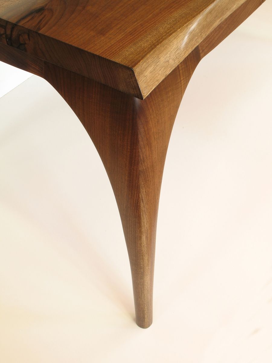 Custom Black Walnut Writing Desk by Ober Woodworking