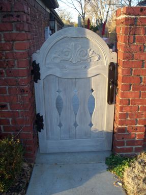 Custom Made Arched Garden Gate