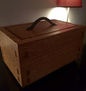 Custom Made Reclaimed Red Oak & Maple Box