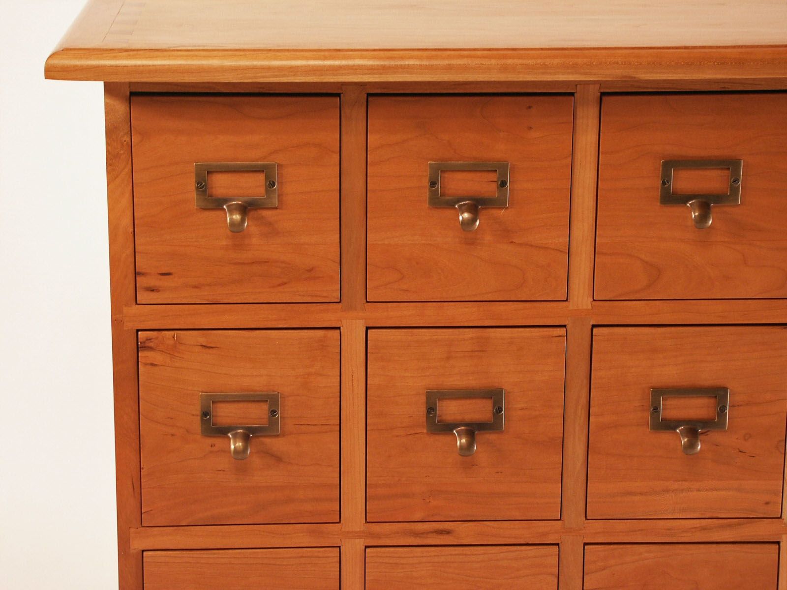 Custom Cherry Media Storage Chest by White Sands Custom Woodworking