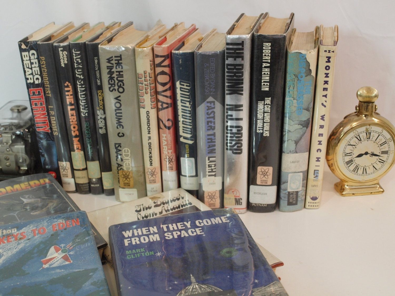 Custom Made Vintage Instant Science Fiction Library Book Collection 18 Books by West Vintage