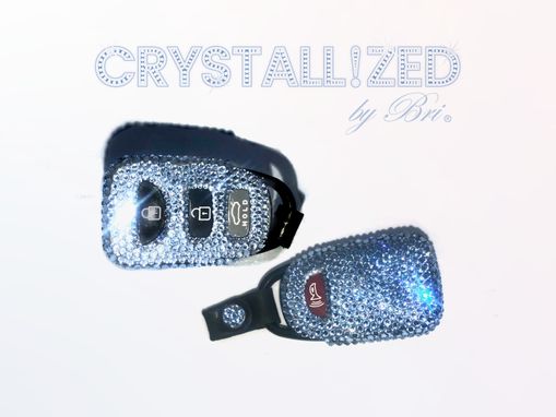 Custom Made Crystallized Car Key Bling Bedazzled Genuine European Crystals Toyota Honda Hyundai Ford
