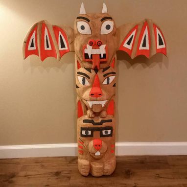 Custom Made Family Totem Pole