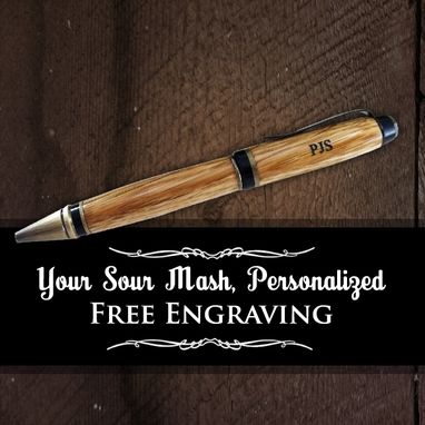 Custom Made Bourbon Whiskey Barrel Writing Pens