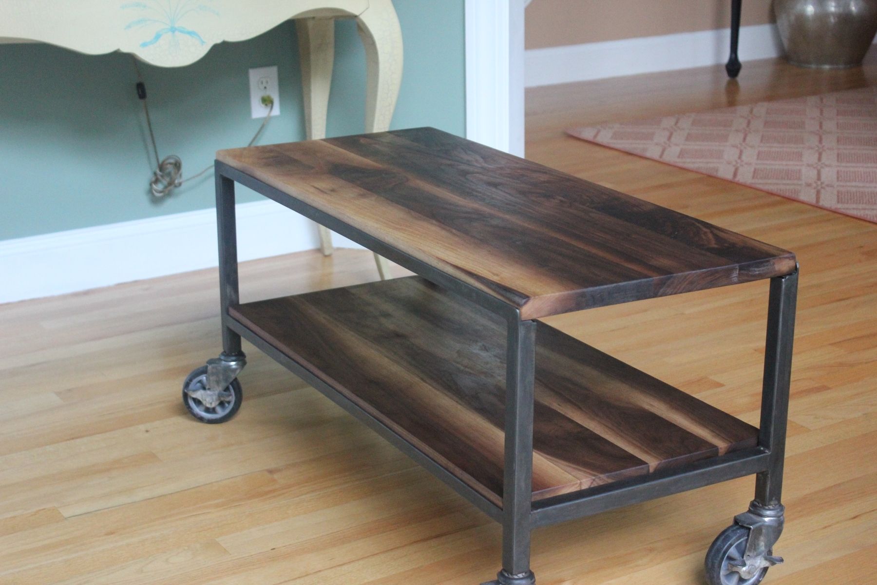 New Coffee Table On Casters for Living room