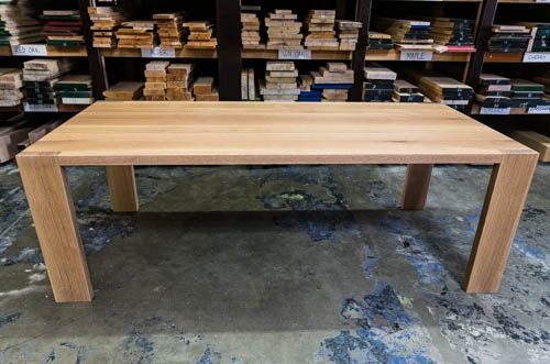 Custom Made White Oak Table