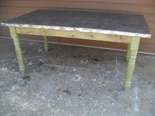 Custom Made Custom Made Table From Reclaimed Wood Made In The Usa