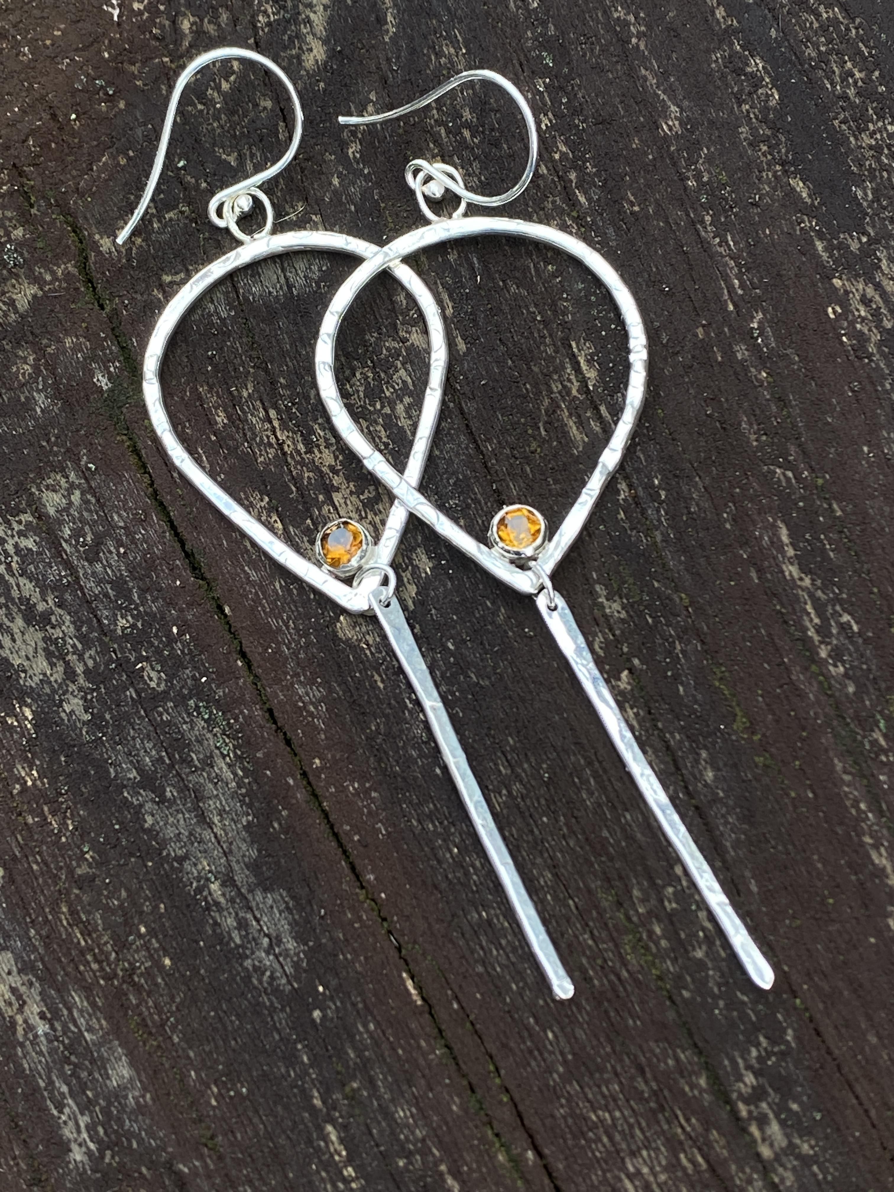 Buy Hand Crafted Sterling Silver Dangling Earrings Made To Order From Maria Varnalis Art 