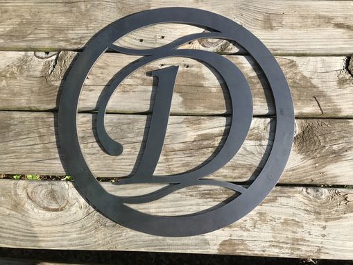 Custom Made Monogram Letter For Gate Or Wall Decoration