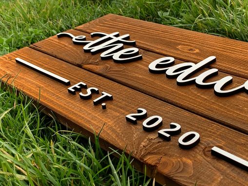 Custom Made Custom Wood Sign | Personalized Family Name Sign
