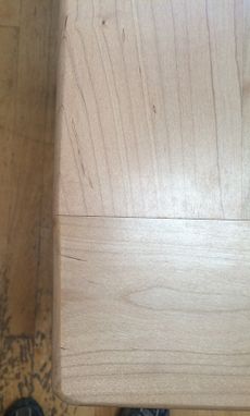 Custom Made Maple Tabletop With Breadboard Ends