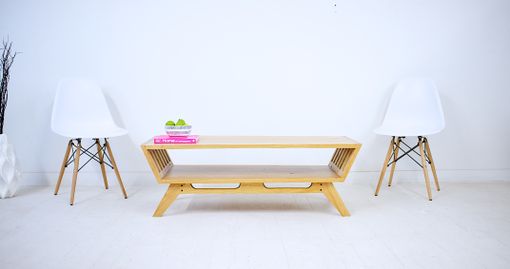 Custom Made Midcentury Coffee Table, The April; Solid Cherry